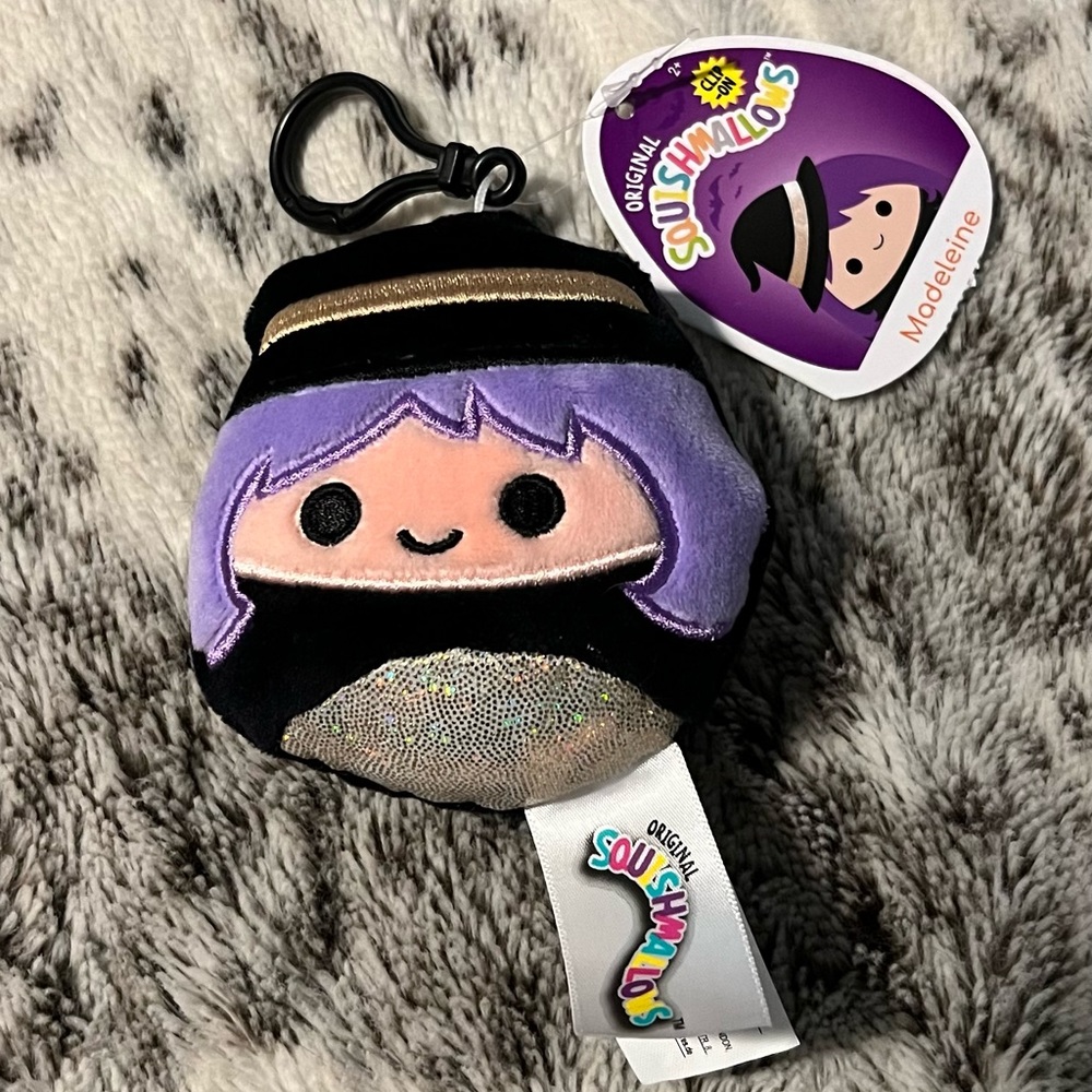 Squishmallow clip-on Madeleine. Brand new with tag.